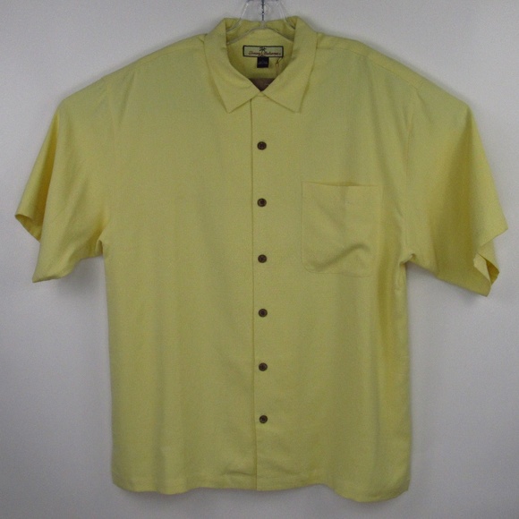 Tommy Bahama Silk Embroidered Camp Shirt Challenge - Picture 3 of 8